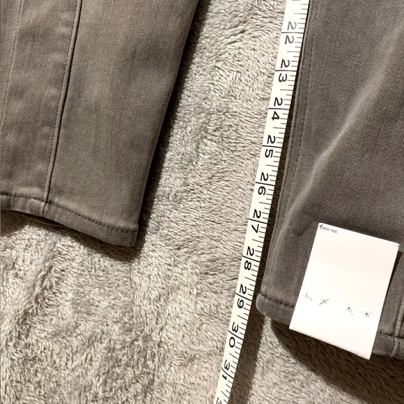 Express Jeans Gray Ankle Leggings High Rise Skinny Stretch - Picture 8 of 8